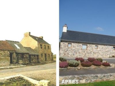 Rénovation d'une maison dans le finistère