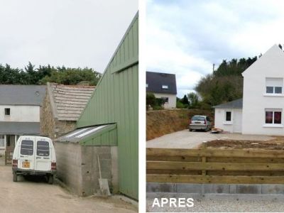 Rénovation d'une maison dans le finistère