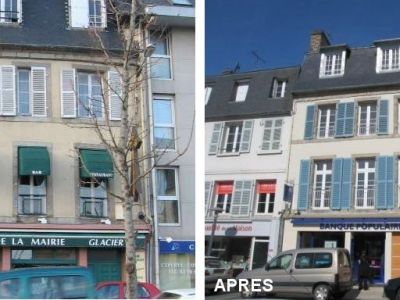 Rénovation d'un immeuble à Landerneau